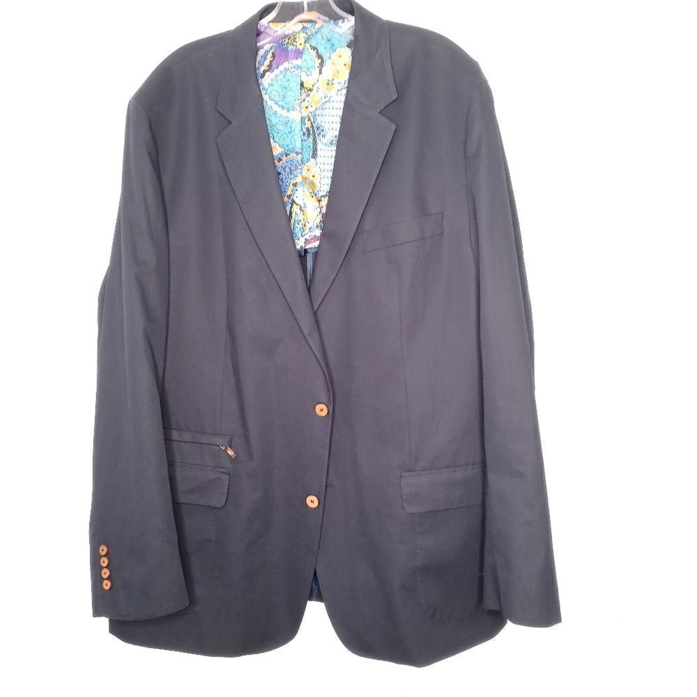 Robert Graham Classic Fit Navy Blazer size 44R
